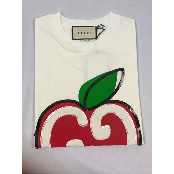 Gucci | Tops | Gucci Gg Apple Print 